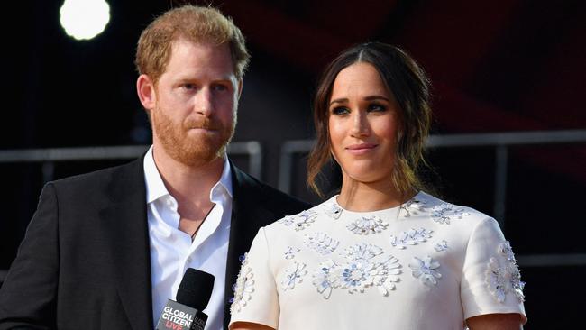 Prince Harry and Meghan Markle. Picture: AFP