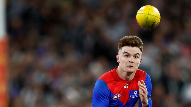 Bayley Fritsch had a poor night in front of goal. Picture: Michael Willson/AFL Photos via Getty Images