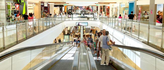 Shoppers will see a new look with the upgrade work. Picture: AAP/Richard Walker