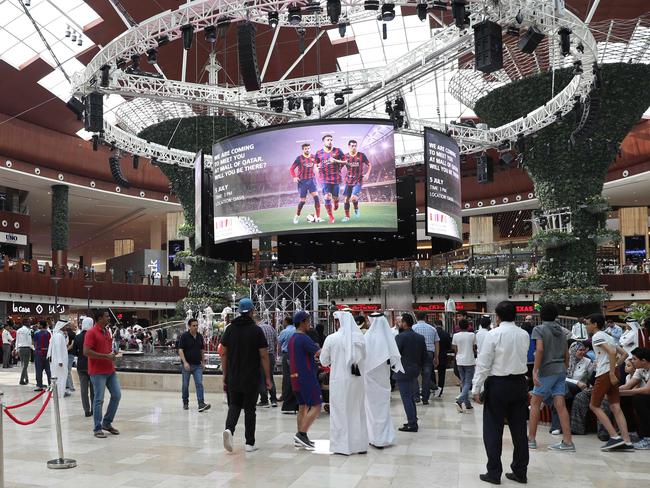 Qatar mall in Doha. Picture: AFP PHOTO/KARIM JAAFAR