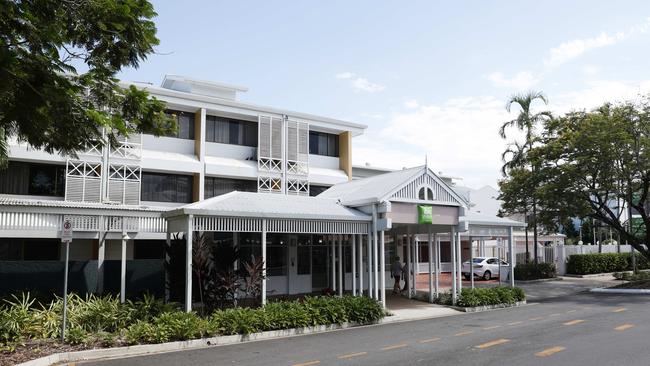 The Ibis Styles hotel on Florence Street was the latest accommodation house to join Cairns’ fleet of Covid-19 quarantine hotels. Picture: Brendan Radke