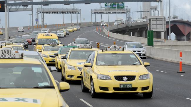 In March, the Sunday Herald Sun revealed almost 3000 drivers of commercial passenger vehicles may have been illegally on the road with a criminal record for years. Picture: AAP