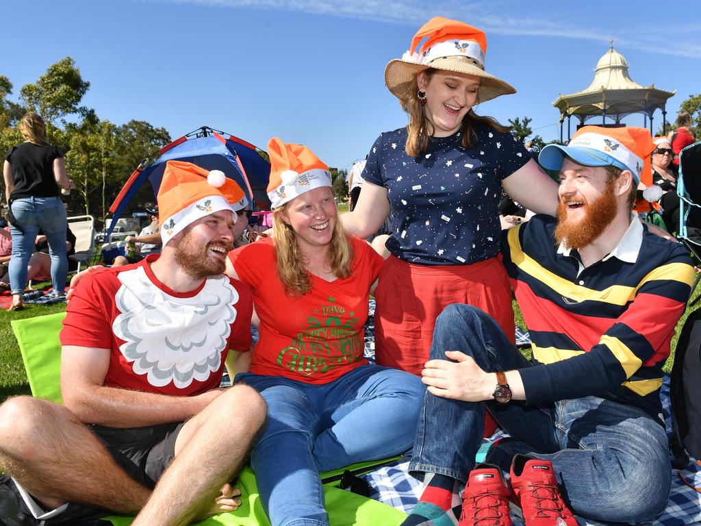 Richard Duffield, Anna Duffield, Lisa Forster and Russell Byrne. Picture: AAP / Keryn Stevens