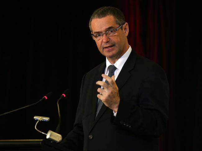 Senator Stephen Conroy has called the raid a ‘shameful attack on Parliament’. Picture by Kym Smith