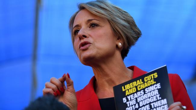 Senator Keneally speaking in East Gosford last week. Picture: AAP