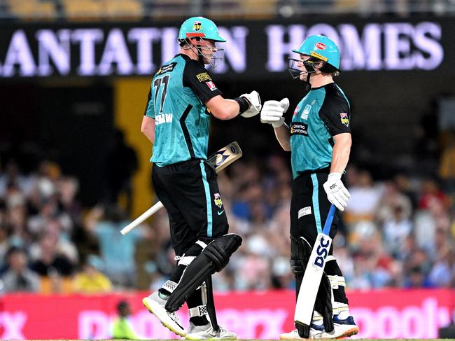 Matt Renshaw (left) and Max Bryant combined to help the Heat beat the Thunder. Picture: Bradley Kanaris/Getty Images