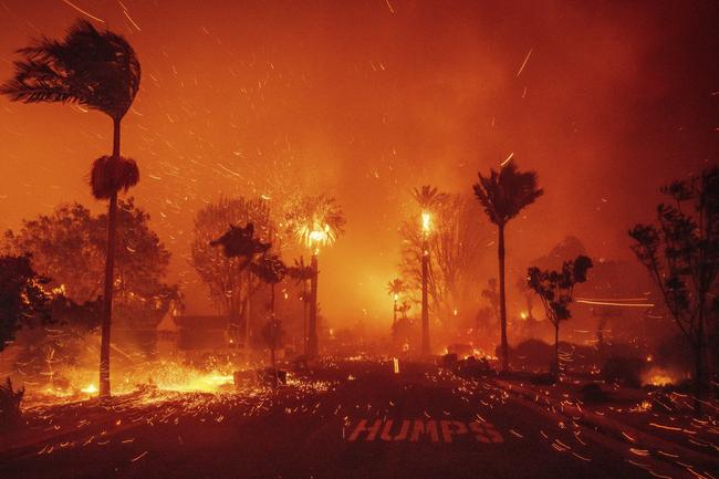 Emergency services have faced apocalyptic scenes. Picture: AP