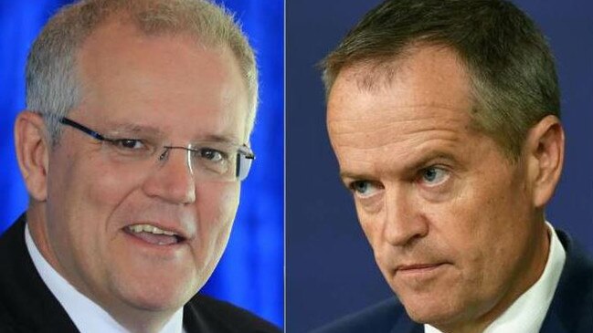 Scott Morrison leads Bill Shorten as preferred Prime Minister.