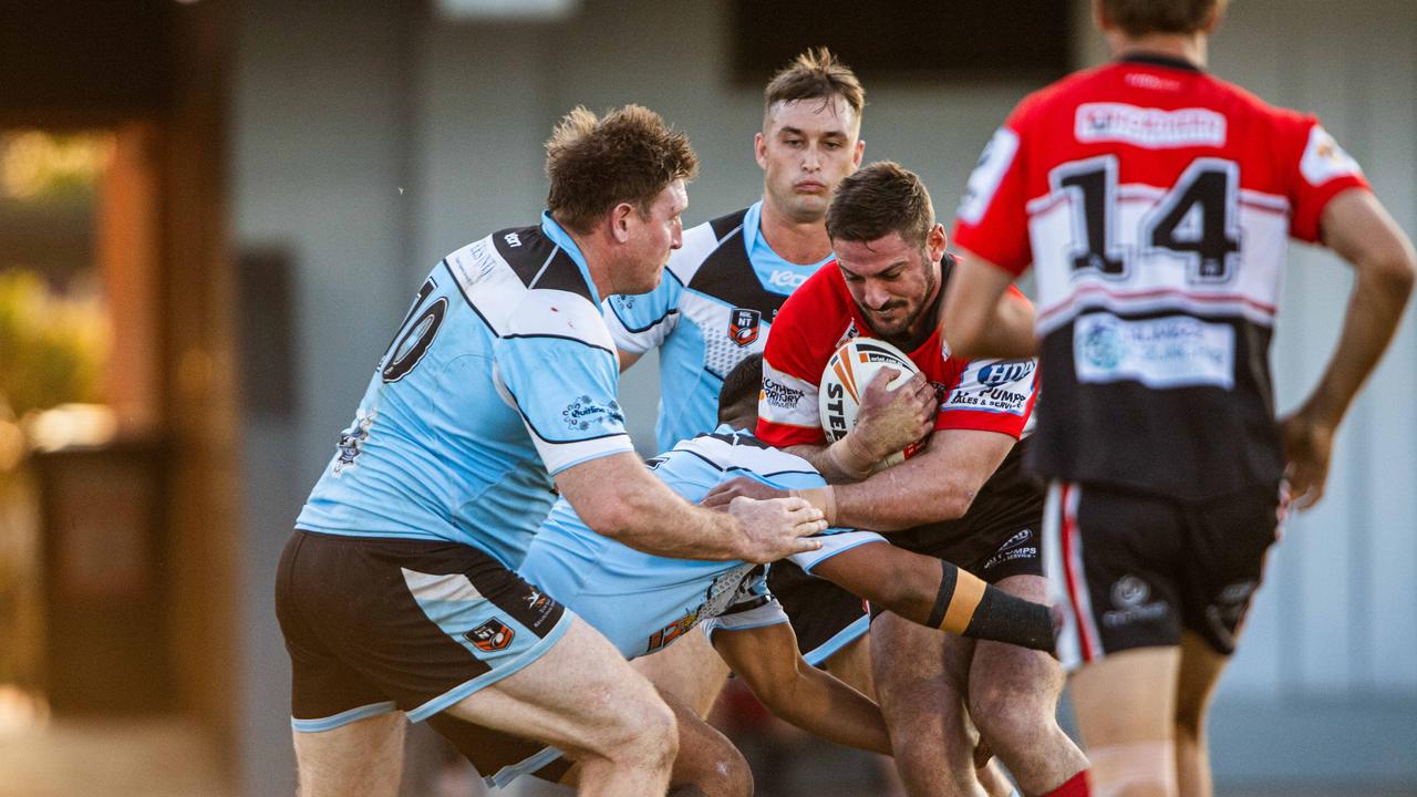 Brody Race as the Litchfield Bears take on Northern Sharks in the 2023 NRL NT grand final. Picture: Pema Tamang Pakhrin