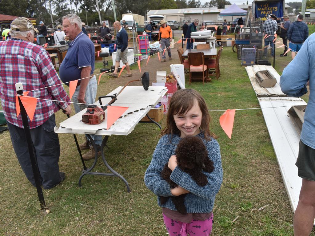 Elizabeth Warner from Highfield, with dog, Milo