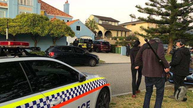 Disrupt Burrup Hub protesters talking to the ABC outside Meg O'Neill's home.