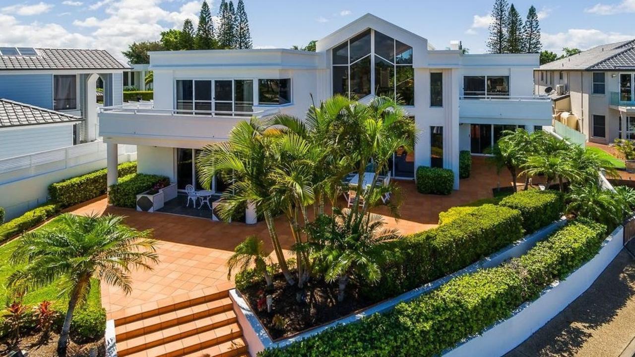 This five-bedroom house at 11 Brittanic Cres, Paradise Point, is advertised for rent for $1800 a week.