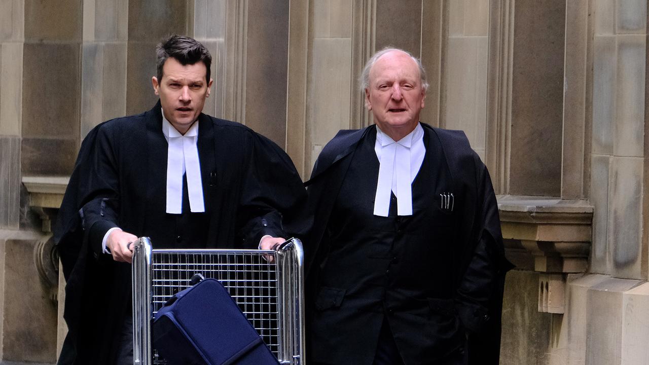 Ms Gobbo is represented by barrister Tim Tobin SC (right). Picture: NewsWire / Luis Enrique Ascui