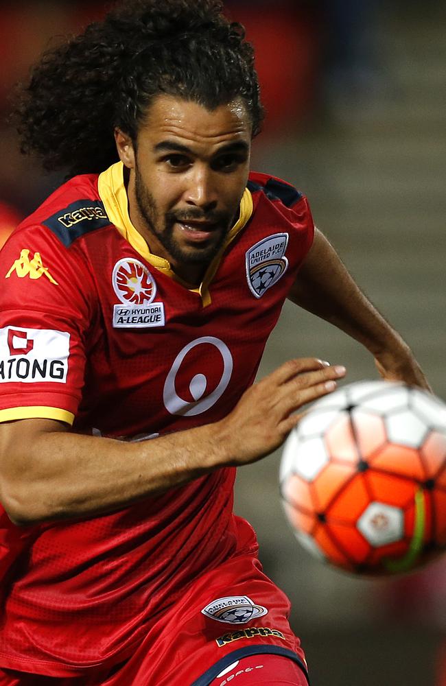 Adelaide United’s Osama Malik.