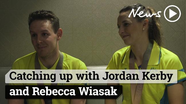 Catching up with cyclists Jordan Kerby and Rebecca Wiasak