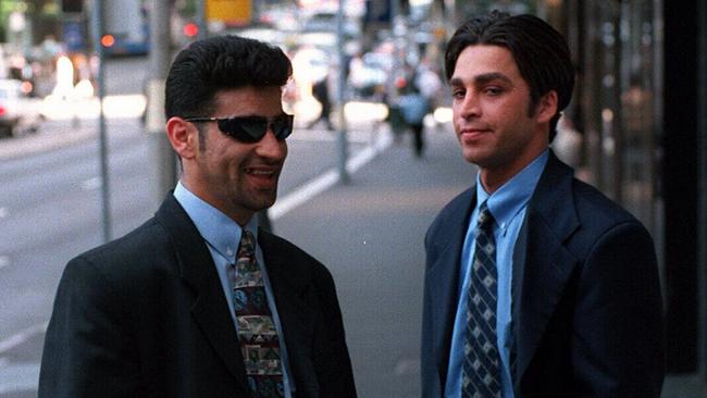 John Ibrahim (R) with brother Hassam 'Sam'.