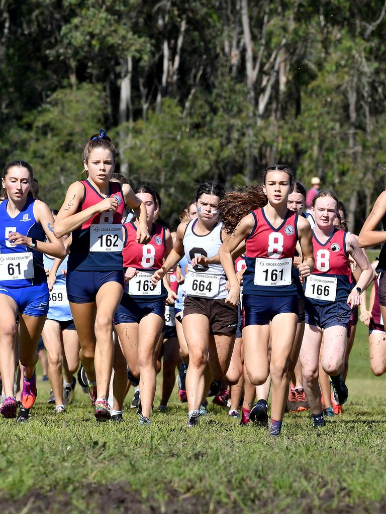 Annual QGSSSA private schoolgirl cross country championship at Rivermount College in Yatala. Saturday May 15, 2021. Picture, John Gass