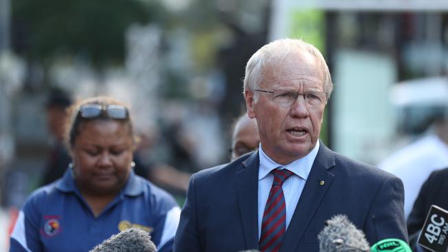 Peter Beattie at City Hall. Pic Annette Dew