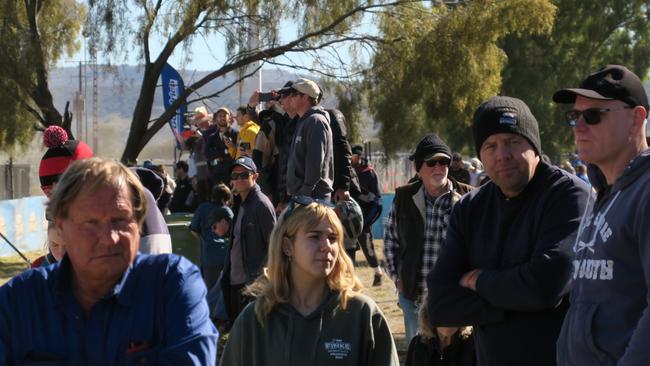 Thousands have turned up to watch the prologue for the 2024 Tatts Finke Desert Race. Picture: Gera Kazakov