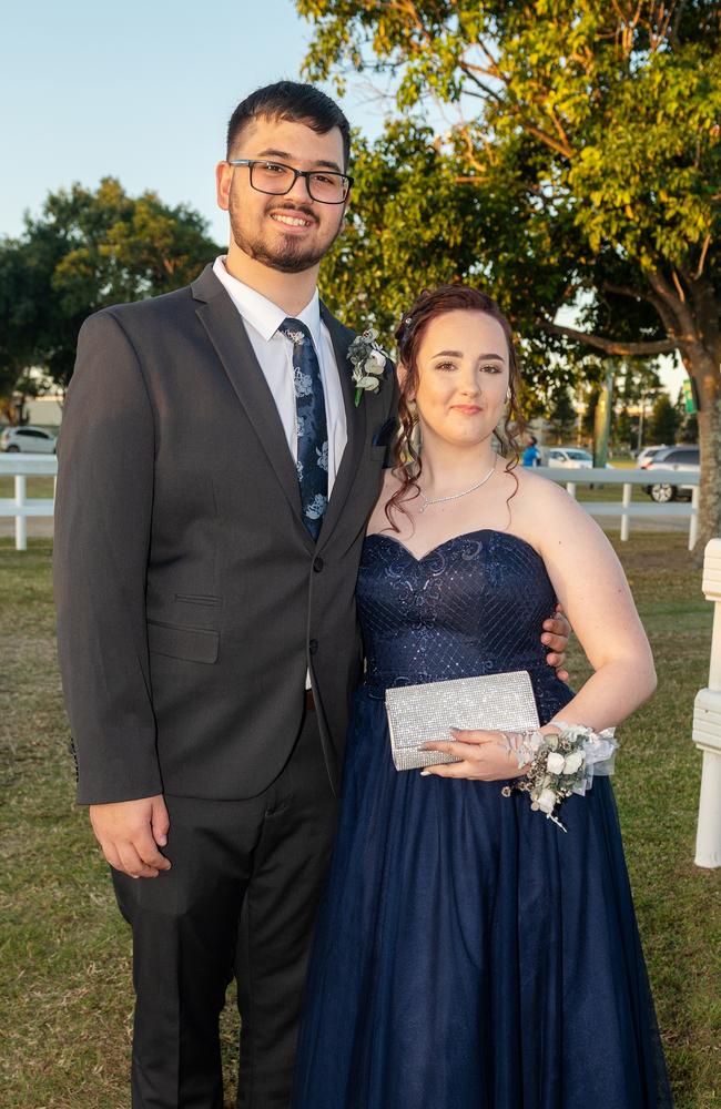 Caleb Goodworth and Mikaela Byrne at the Mirani State High School year 12 Formal.Picture: Michaela Harlow