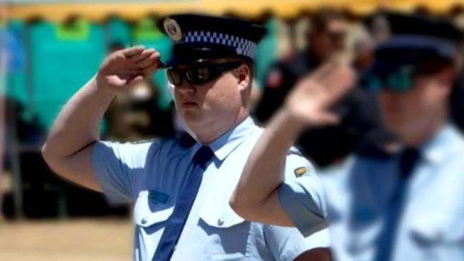 Senior Constable Kristian White, 33, is facing three charges over the incident. Picture: 9 NEWS