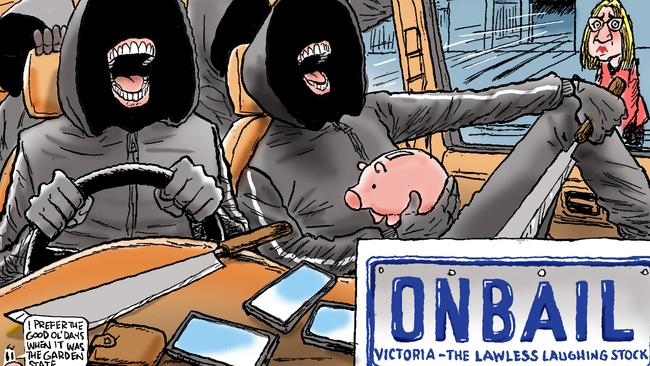 Mark Knight’s take on youth crime in Victoria.