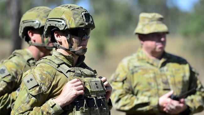 Townsville's 3rd Brigade have put its combined arms capabilities to the test in a number of training activities as part of exercise Brolga Run. PICTURE: MATT TAYLOR.