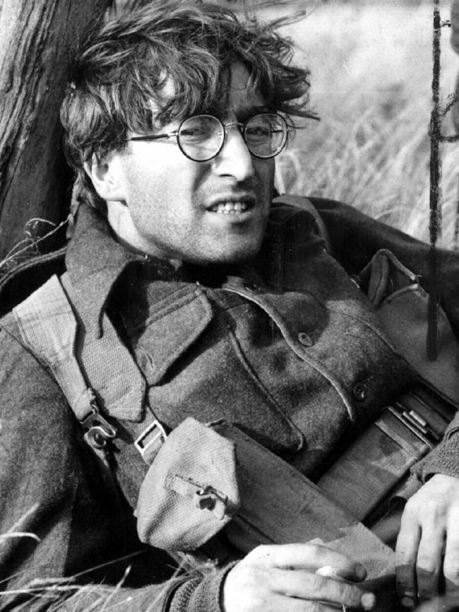 John Lennon having a break on the set of the 1967 film How I Won The War. Picture: Keystone