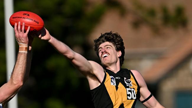 Werribee ruckman Sam Conway. Picture: Andy Brownbill