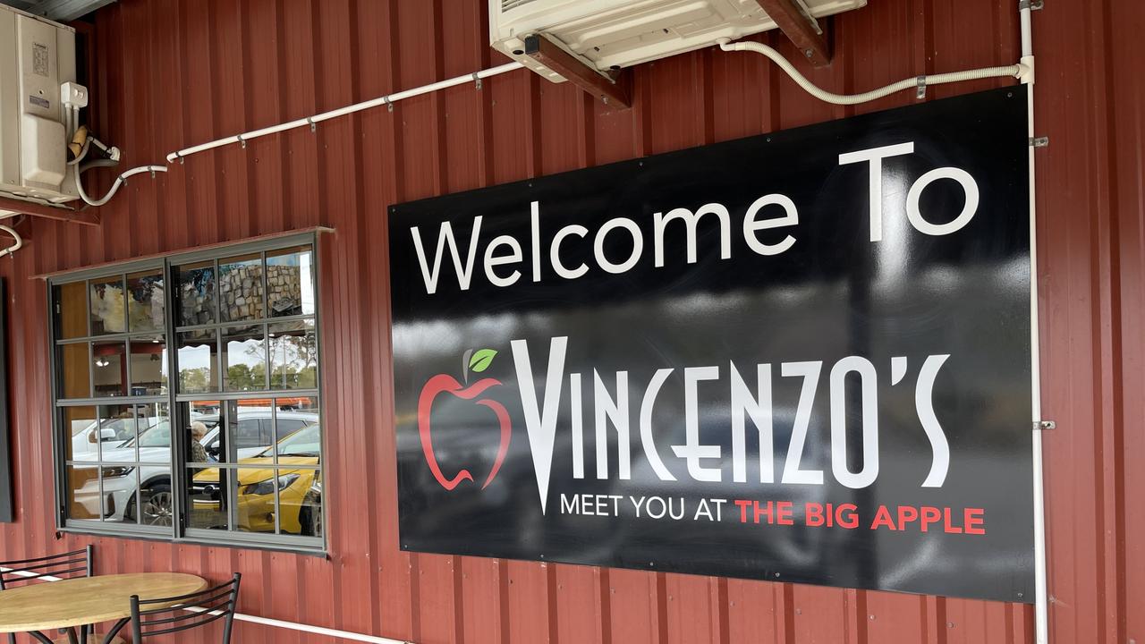 New Vincenzo's signage. Photo: Madison Mifsud-Ure / Stanthorpe Border Post