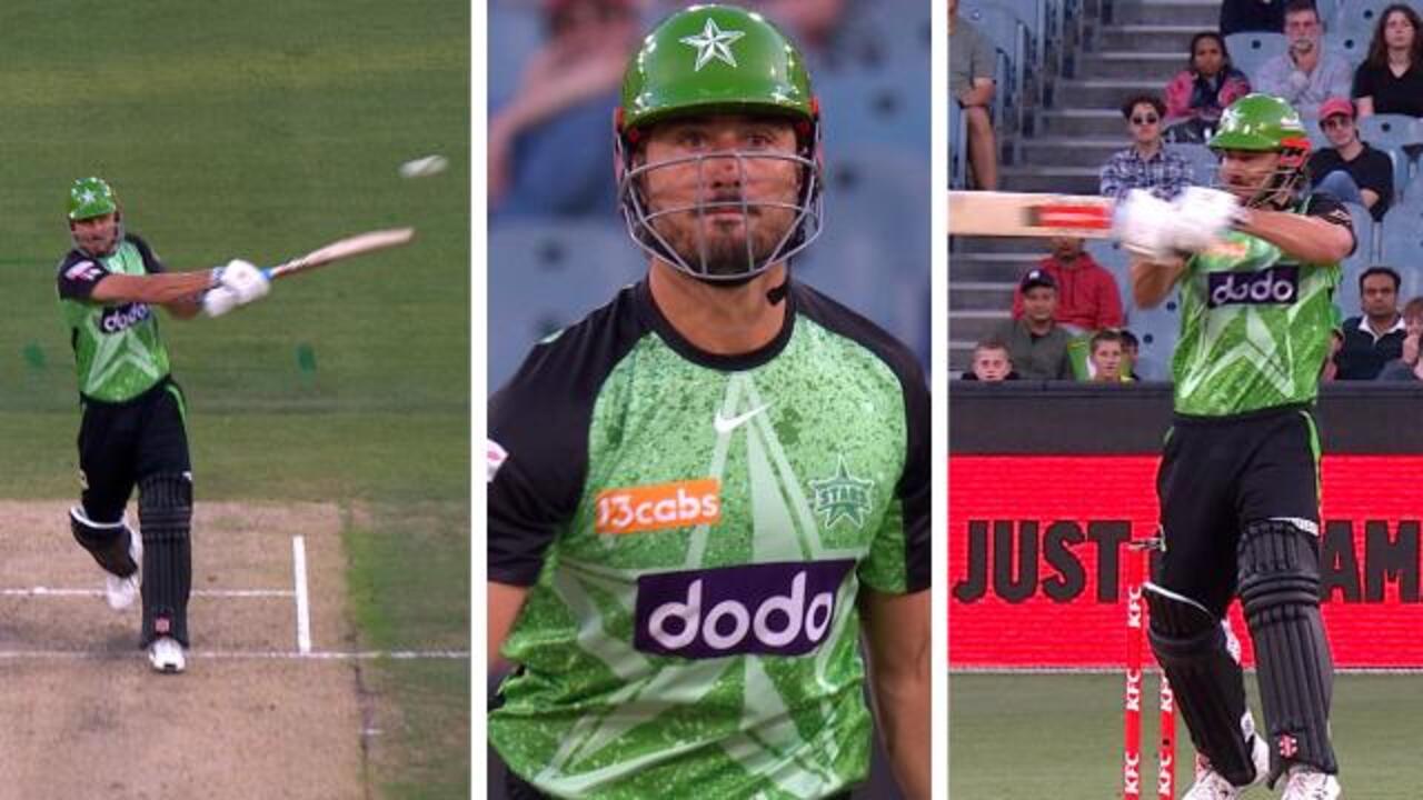 Stoinis hits back-to-back sixes at the G