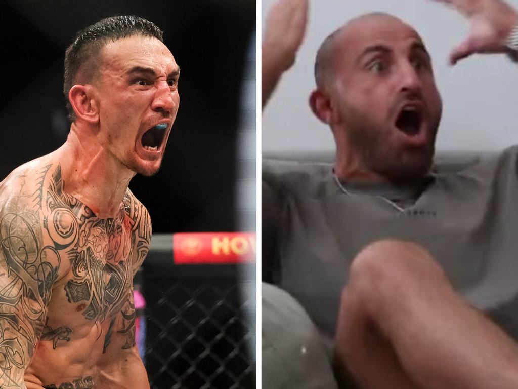 Alexander Volkanovski was one of several left stunned by Max Holloway's brutal knockout of Justin Gaethje. Picture: Supplied