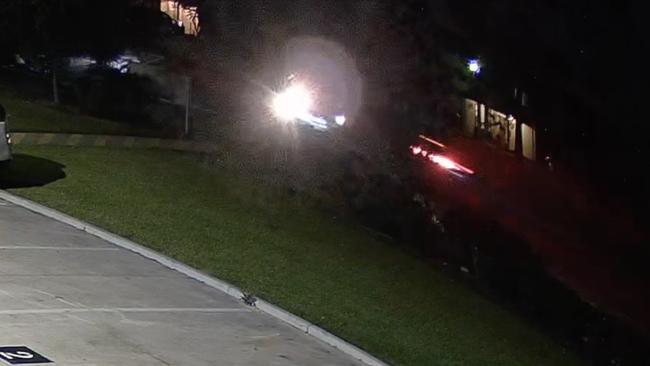 CCTV of the horror crash.