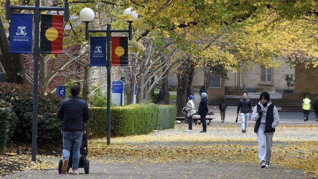 Melbourne City Council wants more international students in the city but there are fears it could create a jobs crush. Picture: Andrew Henshaw