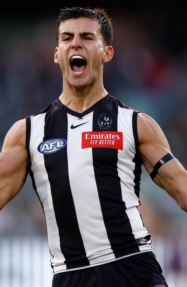 Daicos carried the Pies on Saturday. (Photo by Michael Willson/AFL Photos via Getty Images)