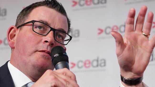 Victorian Premier Daniel Andrews has hit out at the federal government. Picture: AAP Image/Stefan Postles