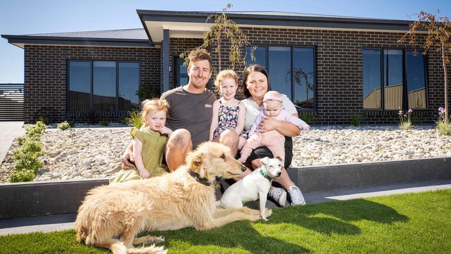 Mathew and Ashlee Lane have $995,000 hopes for their Horsham home. Picture: Mark Stewart