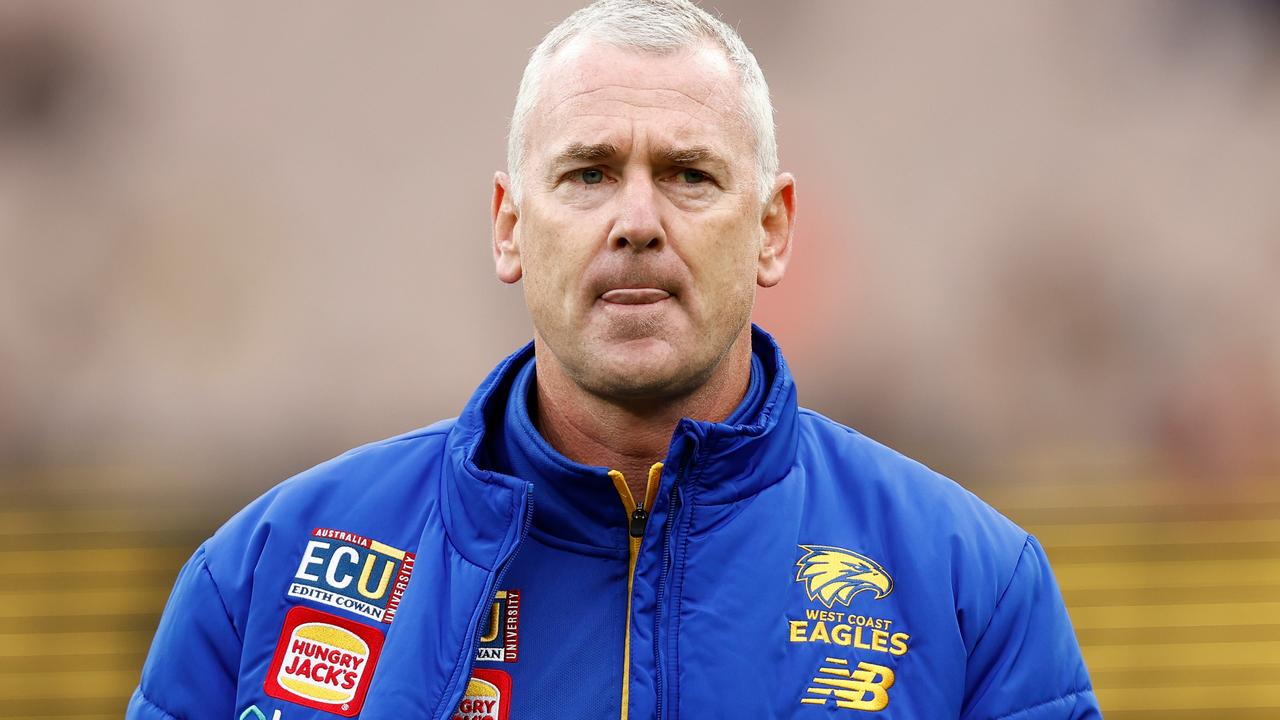 West Coast Eagles coach Adam Simpson has powerful allies in his corner –  but it might not be enough to save his job