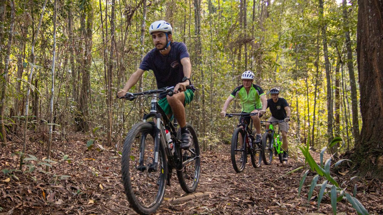 Cycling on the Wangetti Trail from Palm Cove to Ellis Beach will be one of the first Destination 2045 experiences. Picture: Supplied