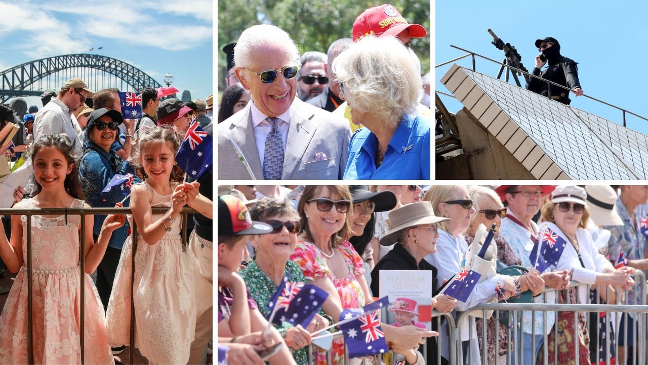 Wild crowds and snipers: King and Queen arrive at Opera House