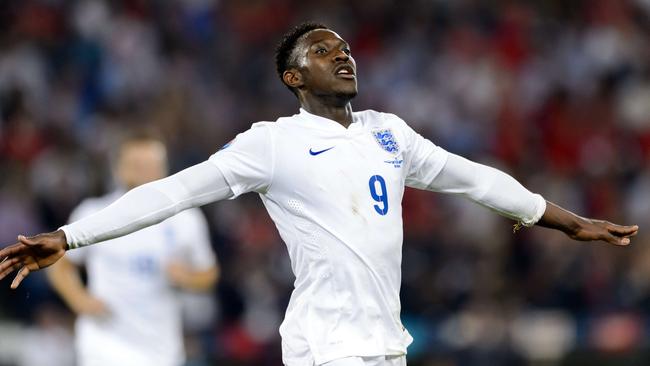 England's forward Daniel Welbeck will run out in new colours.