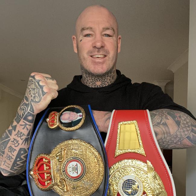 Australian boxer Lucas 'Big Daddy' Browne.