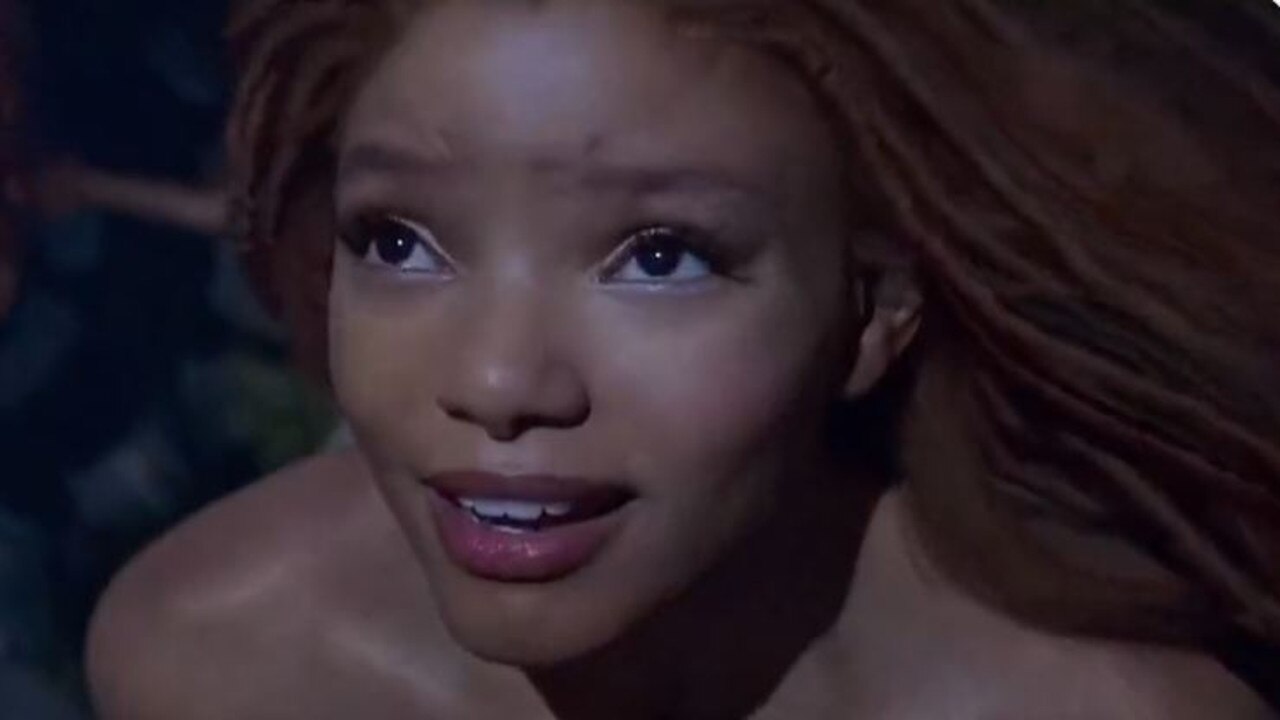 Halle Bailey plays Ariel in the new Little Mermaid. Picture: Twitter