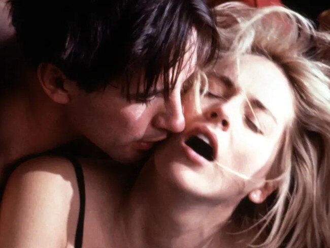 Sharon Stone finally named the producer who pressured her to have sex with co-star Billy Baldwin. Picture: Paramount