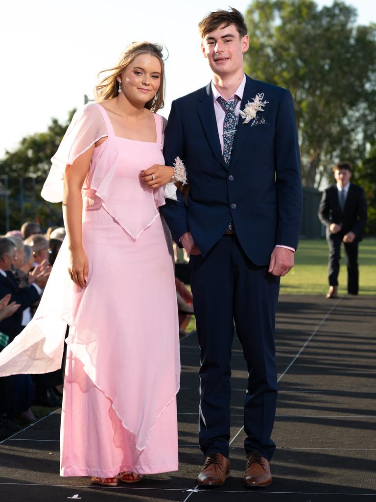 Lauren Green and Jacob Petersen at the 2024 Rockhampton Grammar School formal.