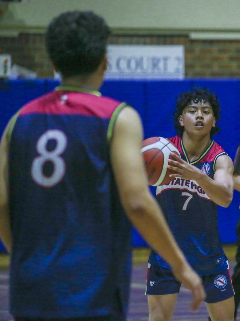 GPS basketball The Southport School v Brisbane State High School at TSS. Picture: Glenn Campbell