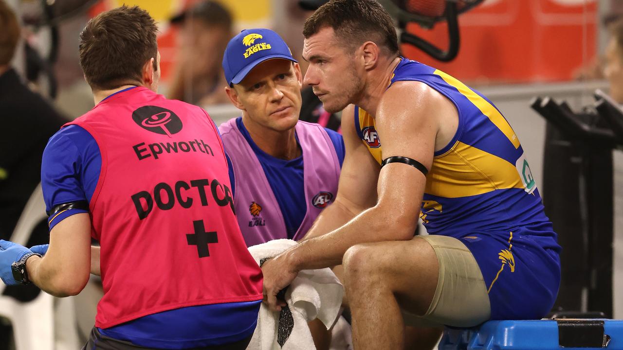 Luke Shuey’s body is failing him. Picture: Getty Images