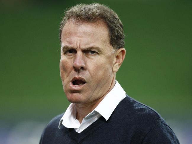 Coach Alen Stajcic of the Mariners is seen during the Round 27 A-League match between Melbourne City and the Central Coast Mariners at AAMI Park in Melbourne, Friday, April 26, 2019. (AAP Image/Daniel Pockett) NO ARCHIVING, EDITORIAL USE ONLY