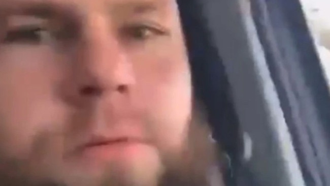 A video was posted on social media showing a man appearing to fire a gun from a moving vehicle. Picture: 2GB