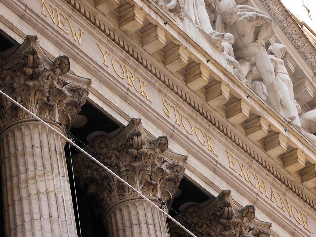 New York Stock Exchange. Picture: AFP